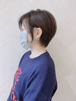 ロンド ストラーダ 心斎橋(Lond strada)&nbsp;ショート×ハイライト白髪ぼかし×シルキーベージュ[心斎橋]