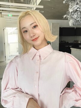 ゲーム 吉祥寺店(GAME) ミルクティーベージュ/ダブルカラー/ケアブリーチ/髪質改善/原宿