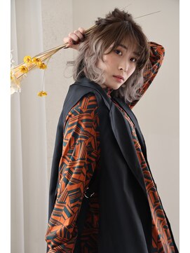 ヘアーメイク ライズ 西田辺店(Hair make rise;) くすみブラウン×ホワイトベージュ