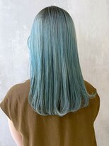 アルバム 渋谷パルコ(ALBUM) ターコイズロング_チェリーブラウンフェミニンロング_ba394651