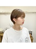 [代々木]ナチュラルピンクスイートAラインの甘辛ショートボブ