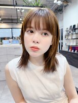 ファンナギンザ(FaNNa ginza)  20代30代40代韓国風ミディアムくびレイヤー［銀座・髪質改善］