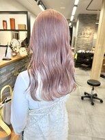 サンド 表参道(sand)&nbsp;表参道ピンクベージュブリーチダブルカラー