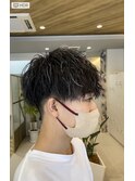 ホワイトメッシュツイストスパイラル