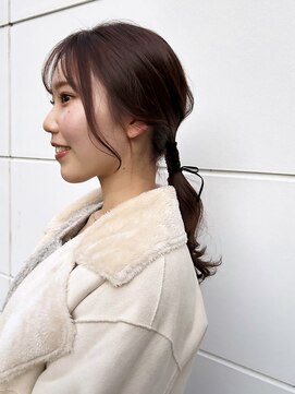 ビュートリアム 福岡(BEAUTRIUM) 大人のピンクヘアと緩めの簡単アレンジ