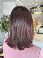 エレノア 越谷(Eleanor)&nbsp;イルミナピンク/白髪クリアカラー/レイヤーミディ【RIE】