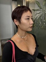 レコ 渋谷(LECO) ワインレッドピクシーショート