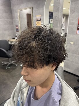 ミオ(Mio) 滋賀/南草津/メンズ美容室/波巻きツイストスパイラルパーマ