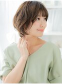 ウルフパーマひし形ふわふわフェザーショートa越谷20代30代40代