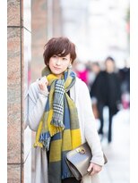 アニスミュゼ(anis musee)&nbsp;大人かわいい40代のクセ毛風ショートボブ