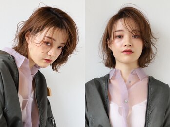 エクリジユウガオカ(equri Jiyugaoka)の写真/【上品な透明感カラーでこなれ感を】貴女の魅力を引き出す魔法の水素カラーでケアしながらカラーを楽しむ◎