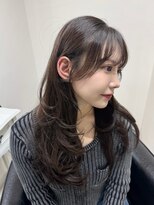 クレム 博多駅店(ChLem)&nbsp;顔まわりレイヤー 艶カラー 暗髪 韓国風 髪質改善 福岡美容室