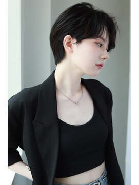 ソイクフ 四条大宮店(SOY-KUFU) 大人可愛い◎似合わせカットイメチェンフルバングショート