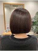 切りっぱなしボブ