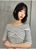 艶感きわだつ美シルエットボブ