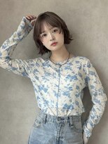 シエ バイ ケンジ 湘南台(sie by KENJE)&nbsp;透明感ベージュ♪柔らかさ引き立つ◎外ハネショートボ