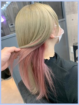 パレット 町田店(PALETTE) ブロンド×ピンク
