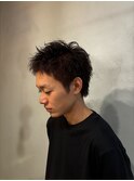 ＊王道スパイキーショート　ボルドーブラウン