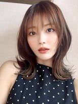 ダルシット(dulcet★★★)&nbsp;くびれミディアム/レイヤー/レイヤーボブ/ブラウンカラー