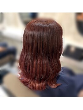 ロビン 反町横浜店(robin) ブリーチで叶えるチェリーピンク反町美容室