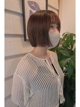 シビバイレボ(CIBI by revo) 地毛風カラー/切りっぱなしボブ[船橋駅/ボブ]