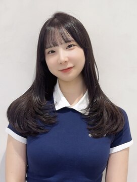 ザックラフィネ(ZACC raffine) ラベンダーブラウン/レイヤーカット/ワンカール/顔周りカット