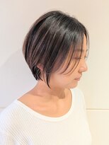 エンクス 天王町店(enx)&nbsp;ミディアムヘア/暗めカラー/グランマッシュ/天王町HA109