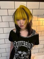 ベレーザ 渋谷(BELEZA)&nbsp;16573ブリーチダブルカラーハッシュカットルーツカラーエクステ