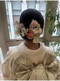 振袖着付け＊お顔合わせ＊ヘアセット＊タイトシニヨン