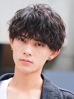フィフス トウキョウ (fifth TOKYO) 渋谷波巻きパーマメンズカットシャドウパーマラウンドマッシュ