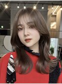 韓国風レイヤーカット【渋谷/表参道/Merak/髪質改善/縮毛矯正】