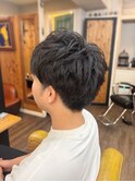 刈り上げ×マッシュショート
