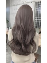 レス(Les.)&nbsp;ミディアムレイヤーバタフライカットハッシュカットダークグレー