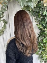 エスハートオブヘアー 植田店(ES Heart of HAIR)&nbsp;優しい色、優しい艶のあるクリアベージュカラー