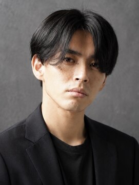 アウル 心斎橋(owl) センターパート×ニュアンスパーマ×サイドパート×men's髪型