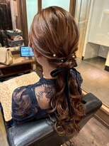 エイチエムヘアーホーム 池袋2号店(H M hair home) ローポニー/シンプルヘア/パール/ヘアセット/ヘアアレンジ