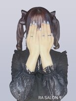 アールエーサロン モノクロ 虎ノ門(RA SALON モノクロ) 【推し活ヘアメ】立体リボンツイン