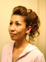 ふたば美容院 本店 双葉美容院 ポンパドゥール×サイドアップ☆★綺麗系まとめ髪