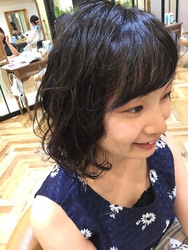 ロンド ブランシュ 錦糸町北口(Lond blanche) ウェーブミックスのショートボブ☆担当　副店長川上功介
