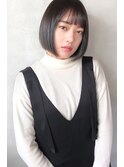 [Gigi 代々木店] ハリ シンプルでナチュラルな艶ボブスタイル