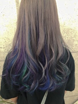 ヘアープロデュース マギカコレクション(magica collection) インナーユニコーン バイオレット、ブルー、グリーン