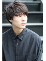 クーエフー(coo et fuu)&nbsp;清潔感メンズショート黒髪マッシュ束感オシャレ感韓国風短髪