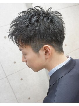 ヘアテリア リュウ 大塚(hair teria ryu) ビジネスマンおすすめ！アップバング刈り上げショート