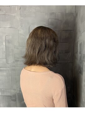 ヘアサロンエム 大宮東口(HAIR SALON M) デザインカラー/厚めバング/ローライト/スリークボブ
