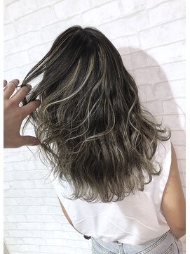 ヘアサロンエム 川越(HAIR SALON M) デザインカラー/厚めバング/ローライト/スリークボブ