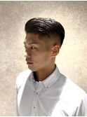 ビジネスヘアツーブロック×フェード<理容室><日野/床屋/メンズ>