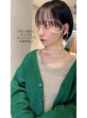 *滝田*小顔 顔まわり マッシュショート 前髪 20代30代40代