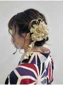 【BelleCoupes】岡本真由美 振袖袴着付けヘアセット 卒業式