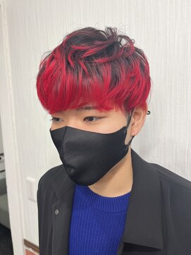 ピース(PEACE) ブリーチ/メンズ/マッシュ/韓国