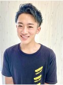 ブリーチ一回で出来るアッシュブルーツーブロ